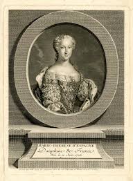 Pomp and circumstance were not deemed becoming for a grieving widow. Maria Theresa Of Spain Dauphine Of France British Museum