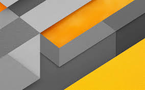 Download Wallpapers 4k Android Gray And Yellow Material Design Lollipop Geometric Shapes Creative Geometry Colorful Background Besthqwallpapers Com Abstract Wallpaper Red And Black Wallpaper Colorful Backgrounds