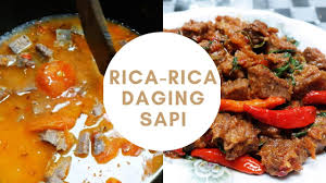Resep rendang sapi pedas by lilis r. Rica Rica Daging Sapi Resep Cara Membuat Youtube