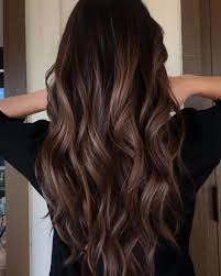 Long Wavy Chocolate Balayage Hair Long Brunette Hair Brown Hair With Highlights Brown Blonde Hair