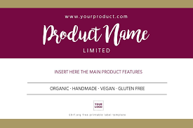 Pictures gallery of 10 printable soap labels template. Editable Label Templates Online