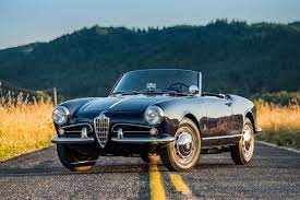 Restored 1956 Alfa Romeo Giulietta Spider Alfa Romeo Giulietta Spider Alfa Romeo Giulietta Alfa Romeo