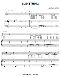 Free sheet piano music in pdf and midi, video and tutorials online. Something Sheet Music Beatles Sheetmusic Free Com