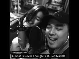 Listen to Almost Is Never Enough song cover by Danielle Mercado ft. Jed  Madela. 😊💙🎵
