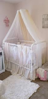 Used Jenny Lind Crib Extra Long Drop Crib Skirt Made From Left Over Fabric Canopy From Curtains Total Cost 64 Jenny Lind Crib Crib Skirts Cribs