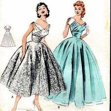 50 S Wedding Dress Pattern Google Search Dress Patterns Uk Tea Length Dress Patterns Summer Fashion Dresses