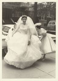 Getting Some Help With That Skirt 1960s Wedding Dresses Vintage Wedding Photos Wedding Dresses Vintage
