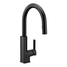 black kitchen faucets by kohler, moen