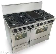 convection range, double oven, gas cooker