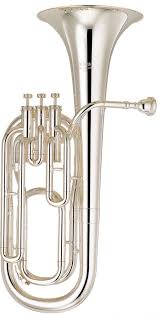 Yamaha Ybh 301s Standard Series Bb Baritone Silver Finish Baritone Brass Instrument Brass Instruments