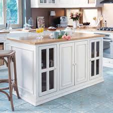 Ilot de cuisine a vendre. Ilot Central Cuisine En Manguier Ivoire L 160 Cm Eleonore Maisons Du Monde