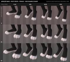 > copyright © 2021, samantha pleet. Second Life Marketplace Apricot Paws Feety Peets Female