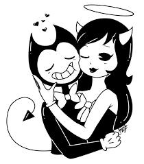 Bendy and alice angel dibujo. Bendy X Alice Angel By Jjaydazo On Deviantart Alice Angel Bendy And The Ink Machine Vintage Cartoon