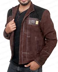 You're basically a slave unless you are the 1 percent or a jedi. Suede Brown Han Solo A Star Wars Story Jacket Films Jackets