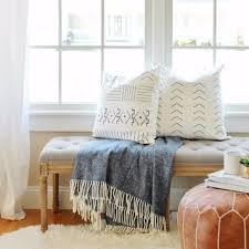 Xo #mudclothpillow #shoppua #pua love your awesome bedroom anitayokota thanks for choosing our xl indigo mud cloth lumbar pillow for it! Diy Mudcloth Pillows Popsugar Home