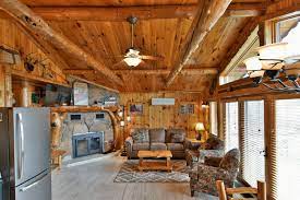 Four seasons resort's suite, cottages and vacation homes on beautiful lake namakagon in cable, wisconsin include a custom fieldstone fireplace; Bay Cottage 2 Bedroom Cabin Rental Four Seasons Resort