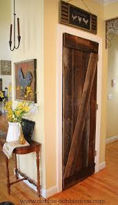 How To Age And Distress Wood Without Paint Or Staining Rustic Pantry Door Door Makeover Barn Wood