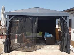 Wir bieten ihnen hier eine pavillon dachplane aus lkw plane. Pavillon Wind Und Wetterfest Im Ganzen Jahr Mygardenhome