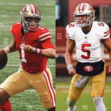 (photo by gregory shamus / getty images) Oursf49ers On Twitter Pick Your Poison Justin Fields Trey Lance 49ers Fttb
