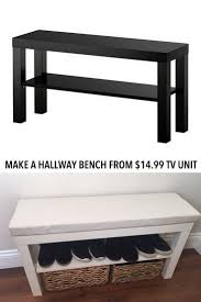 Verwandeln Sie Einen 7 Lack Fernseher In Einen Flur Www Ikeahackers N Einen Fernseher Ikeahackers Verw Ikea Furniture Hacks Ikea Hallway Bench