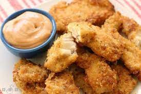 Best Chicken Strips Recipe Butter With A Side Of Bread