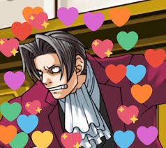 Phoenix Wright Breathes Miles Edgeworth Phoenix Wright Wright Anime