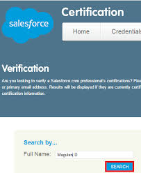 Salesforce Certification Verification Salesforce Certification Salesforce Certificate