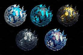 Abstract Spheres 3d Renders Abstract Spheres Illustration Artwork
