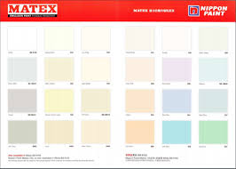 Skillful Nippon Matex Colour Chart Wall Paint Colors Catalog