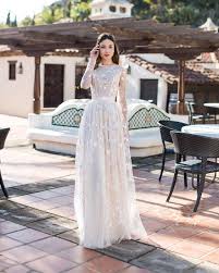 Long Sleeves A Line Wedding Gown Charming Lace Careful Delineation Of All Textures And Surface Wedding Dresses Wedding Gowns Vintage Long Sleeve Wedding Gowns