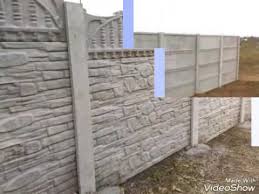 Gard Placi Beton Si Porti Fier Forjat Youtube