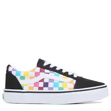 vans kids ward sneaker pre grade school shoes checkerboard