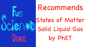 Solid objects litter the room around you. States Of Matter Phet Simulation Youtube