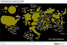 The world gold council estimates that all the gold ever mined, and that is accounted for, totaled 190,040 metric tons in 2019 but other independent estimates vary by as much as 20%. World S Gold Reserves Mapped