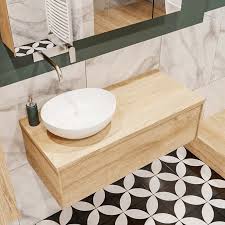 Waschbecken aus holz punkten mit ihrem natürlichen look, denn die individuelle maserung jedes. Waschtisch Mit Unterschrank 100 Cm A40110woa0barco 778 86