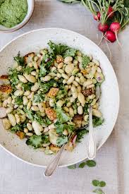 Warm White Bean Arugula Salad Recipe White Bean Salad Recipes Healthy Recipes Whole Food Recipes