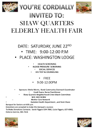 I've been reading broadly recently and found this easy quick test that everybody can try to know the condition of your blood vessels roughly. Ppt You Re Cordially Invited To Shaw Quarters Elderly Health Fair Powerpoint Presentation Id 2642840