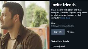 Amazon doesn't offer a free trial in india currently. Amazon Watch Party Feature Added To Amazon Prime Video India