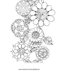 Malvorlage erwachsene vogel mit blumen. Ausmalbilder Malvorlagen Blumen Borde Fur Erwachsene