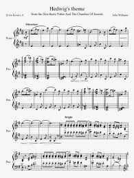 Hedwig S Theme Ending Scene Iu Piano Sheet Free Transparent Png Download Pngkey