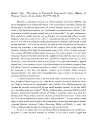 Preposterous, excavated, compacted, accomplish, scowled, and more. Everything Is Connected Underworld S Secret History Of Paranoia Peter Knight Academia Edu
