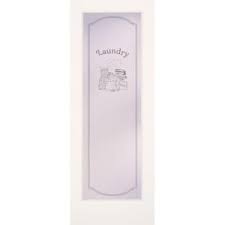 Feather River Doors Laundry Smooth 1 Lite Primed Mdf Interior Door Slab Pn15012668e660 At The Home Depot Mob Doors Interior Laundry Doors Glass Pantry Door