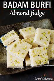 No bake chocolate tart with almond cream by food faith fitness. Badam Burfi Badam Katli Almond Burfi Swasthi S Recipes