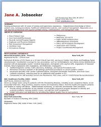 experienced nurse resume sample
