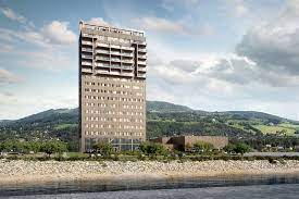 Vi ønsker deg velkommen til verdens høyeste trehus i brumunddal. Metsa Wood 18 Stockiger Mjosa Tower In Brumunddal Wird Das Hochste Holzgebaude Der Welt Metsa Wood