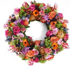 Order from our range of sympathy & funeral flowers online or call us to ensure everything is in hand.we have wide range of funeral flowers , coffin sprays, wreaths and funeral letter tributes. Net006 Orange Gerbera Rose Funeral Wreath 500801114