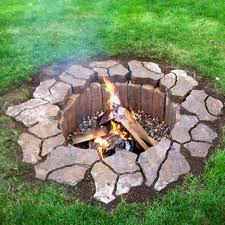 Best of luck to you. My Adaptation Of Another Underground Fire Pit I Saw On Pinterest Only Cost 42 To Make Backyard Diy Fire Pit Outdoor Fire