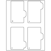 Larger cards are more suitable for use with larger groups whilst the smaller flash cards lend themselves to one on one tuition or small groups sitting close to each other. Template For Avery 4753 Flash Cards With Ring Hole 3 X 5 Avery Com
