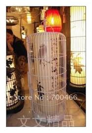Bird Cage Floor Lamp Bamboo Birdcage Chandelier Floor Lamp Ink Bamboo Bird Painting Handmade Art Lamp Shade Chandelier Floor Lamp Cheap Pendant Lights Art Lamp