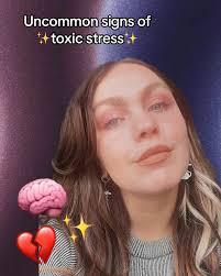 Are you experiencing toxic stress? ❤️‍🔥 Toxic stress is when stress is  prolonged, severe, and chronic. It can happen in extreme cases of war,  poverty, or domestic violence, and even in cases